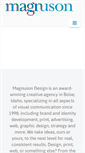 Mobile Screenshot of magnusondesign.com