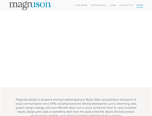 Tablet Screenshot of magnusondesign.com